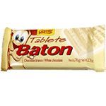 Tablete Baton Chocolate Branco 76g